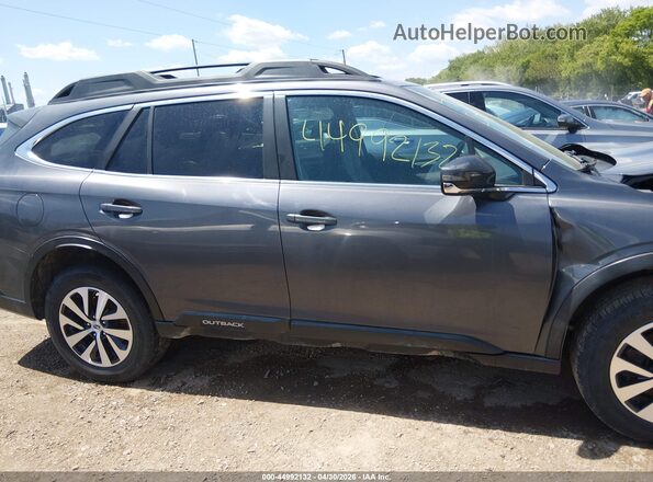 4S4BTAEC2L3172232 2020 SUBARU OUTBACK Серый Вид задней части салона