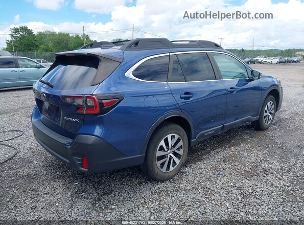 4S4BTAEC6L3197439 2020 SUBARU OUTBACK Blue Задня права чверть