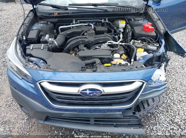 4S4BTAEC6L3197439 2020 SUBARU OUTBACK Blue Вид ззаду