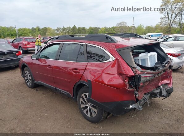 4S4BTAFC2N3234309 2022 SUBARU OUTBACK Red Սալոնի 360 աստիճան տեսք