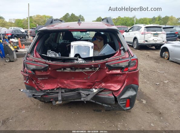 4S4BTAFC2N3234309 2022 SUBARU OUTBACK Red 