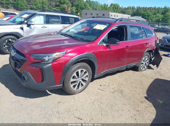 4S4BTAFC2P3140675 2023 SUBARU OUTBACK Red Front left