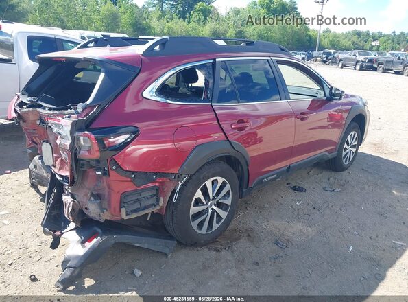 4S4BTAFC2P3140675 2023 SUBARU OUTBACK Red Rear right