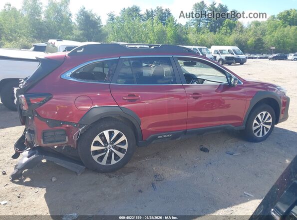 4S4BTAFC2P3140675 2023 SUBARU OUTBACK Red 360 interior view