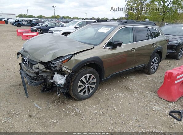 4S4BTAFC3R3249780 2024 SUBARU OUTBACK Green Front left