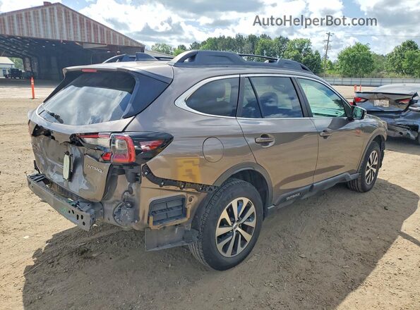 4S4BTAFC4M3221432 2021 SUBARU OUTBACK Brown Tył prawy