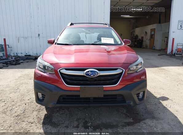 4S4BTAFC5N3249743 2022 SUBARU OUTBACK Burgundy Սալոնի հետևի տեսք