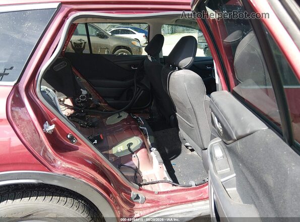 4S4BTAFC5N3249743 2022 SUBARU OUTBACK Burgundy VIN կոդի պիտակի տեսք