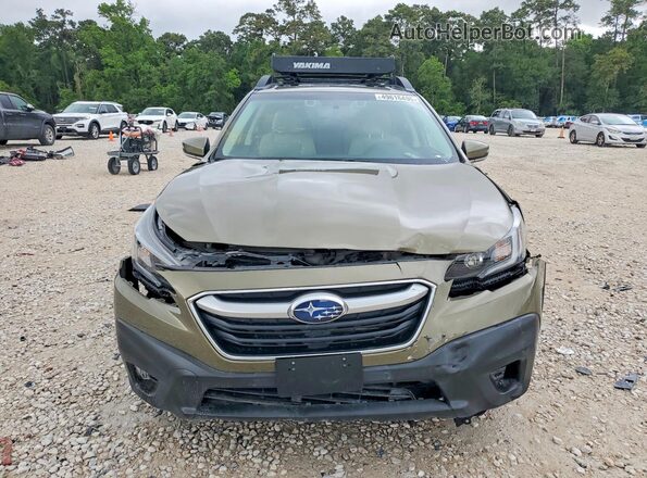 4S4BTAFC6N3228657 2022 SUBARU OUTBACK Зеленый Вид спереди