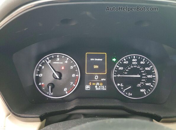 4S4BTAFC6N3228657 2022 SUBARU OUTBACK Зеленый Вид щитка приборов