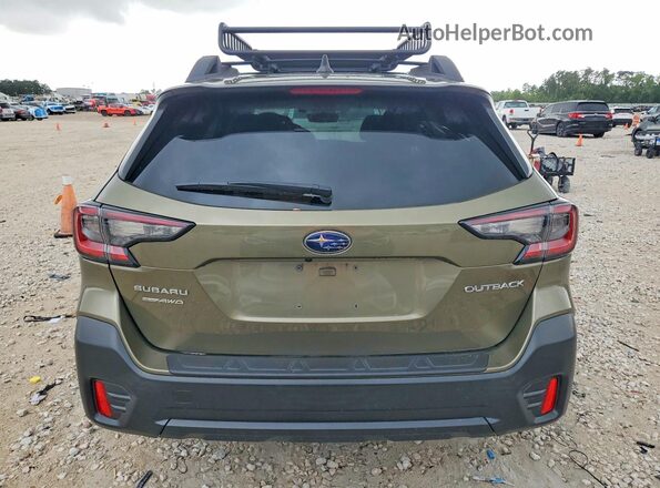 4S4BTAFC6N3228657 2022 SUBARU OUTBACK Зеленый Вид сзади