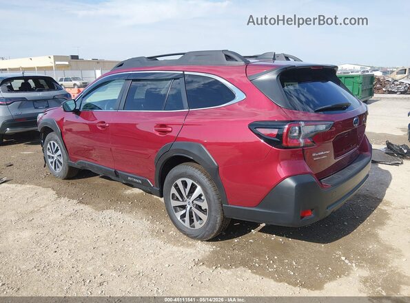 4S4BTAFC6S3206038 2025 SUBARU OUTBACK Red Tył lewy