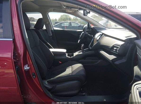 4S4BTAFC6S3206038 2025 SUBARU OUTBACK Red Widok wnętrza z przodu