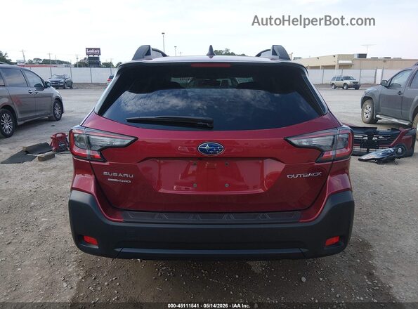 4S4BTAFC6S3206038 2025 SUBARU OUTBACK Red 