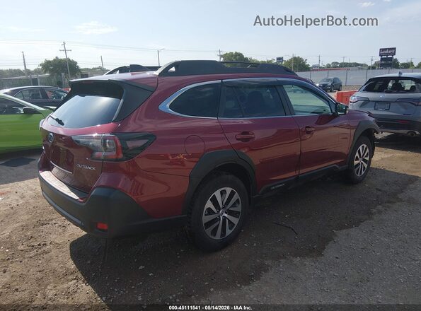 4S4BTAFC6S3206038 2025 SUBARU OUTBACK Red Tył prawy