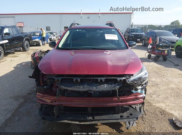 4S4BTAFC6S3206038 2025 SUBARU OUTBACK Red Widok wnętrza z tyłu