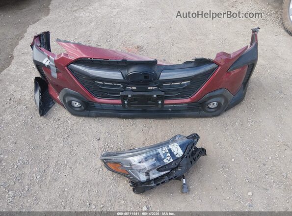 4S4BTAFC6S3206038 2025 SUBARU OUTBACK Red Widok zestawu wskaźników