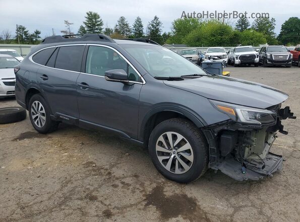 4S4BTAFC8M3176575 2021 SUBARU OUTBACK Gray Передня права чверть