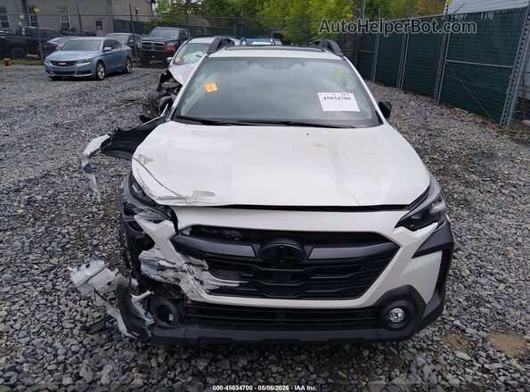 4S4BTAFC8S3331820 2025 SUBARU OUTBACK Белый Вид спереди