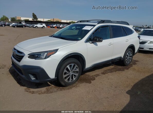 4S4BTAFCXM3139771 2021 SUBARU OUTBACK White წინა მარცხენა ხედი სამი მეოთხედიდან