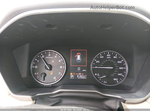 4S4BTALC0L3176329 2020 SUBARU OUTBACK White Вид задніх сидінь
