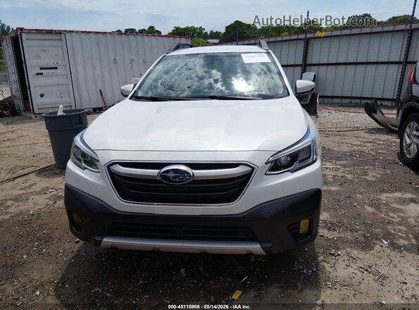4S4BTALC0L3176329 2020 SUBARU OUTBACK White Вид задньої частини салону