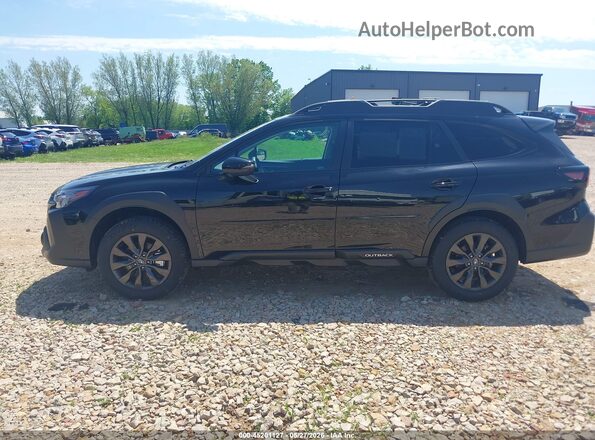 4S4BTALC1S3291813 2025 SUBARU OUTBACK Black Սալոնի 360 աստիճան տեսք