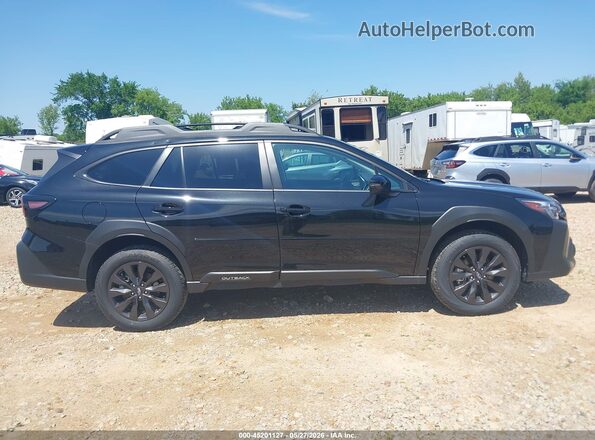 4S4BTALC1S3291813 2025 SUBARU OUTBACK Black Սալոնի հետևի տեսք