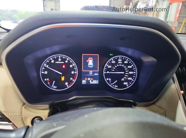 4S4BTALC5L3200852 2020 SUBARU OUTBACK Black Սարքավորումների վահանակի տեսք