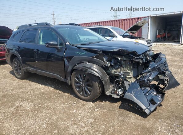 4S4BTALC5P3178003 2023 SUBARU OUTBACK Черный Передняя правая четверть