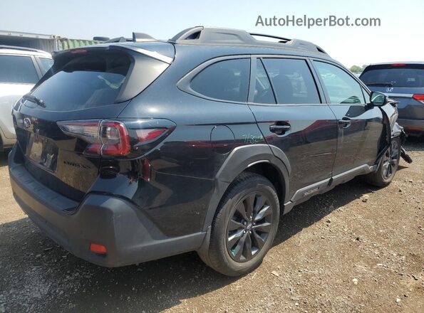 4S4BTALC5P3178003 2023 SUBARU OUTBACK Черный Задняя правая четверть
