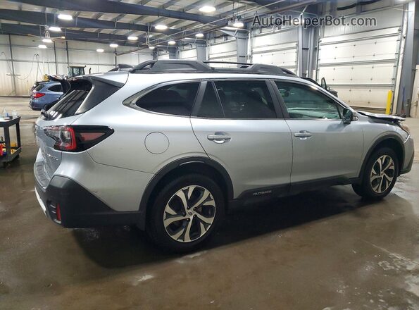 4S4BTALC6L3199758 2020 SUBARU OUTBACK Серебряный Задняя правая четверть