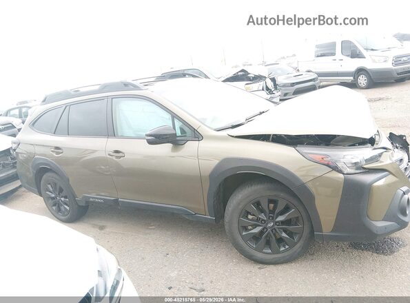 4S4BTALC8R3133639 2024 SUBARU OUTBACK Green Սալոնի հետևի տեսք