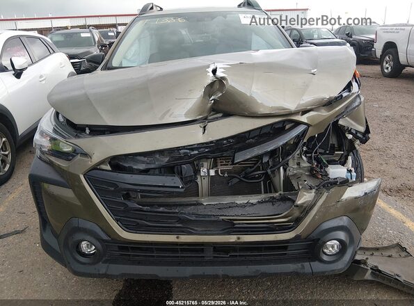 4S4BTALC8R3133639 2024 SUBARU OUTBACK Green Սարքավորումների վահանակի տեսք