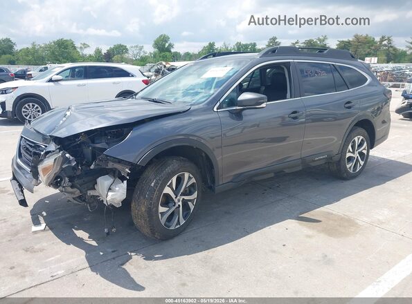 4S4BTAMC1N3165017 2022 SUBARU OUTBACK Серый Передняя левая четверть