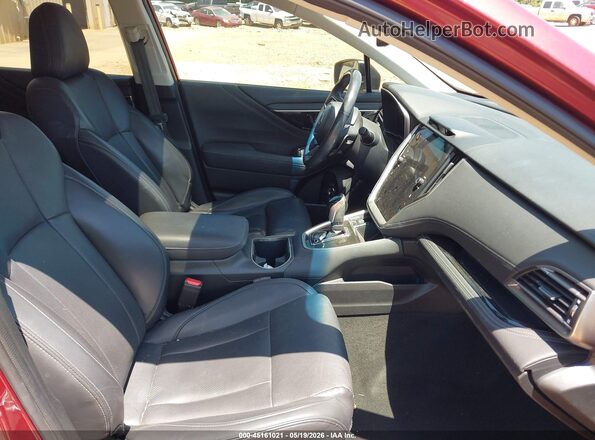 4S4BTANC0M3171503 2021 SUBARU OUTBACK Красный Вид салона спереди