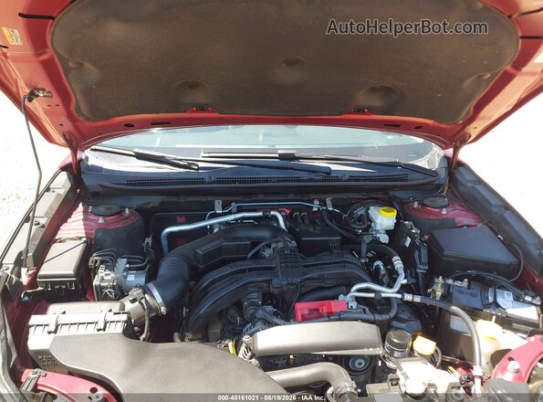 4S4BTANC0M3171503 2021 SUBARU OUTBACK Красный Вид сзади