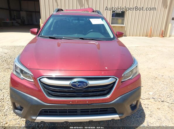 4S4BTANC0M3171503 2021 SUBARU OUTBACK Красный Вид щитка приборов