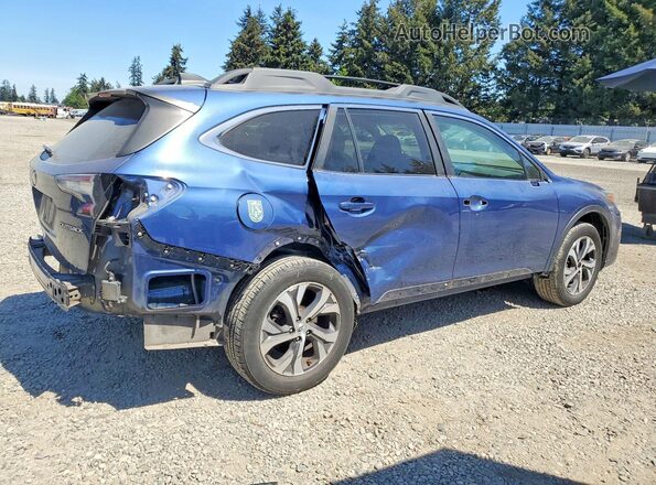4S4BTANC1M3102237 2021 SUBARU OUTBACK Blue Հետևի աջ