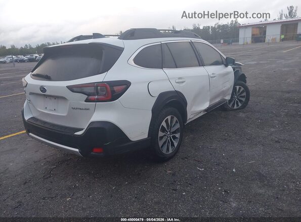 4S4BTANC1S3146400 2025 SUBARU OUTBACK White უკანა მარჯვენა