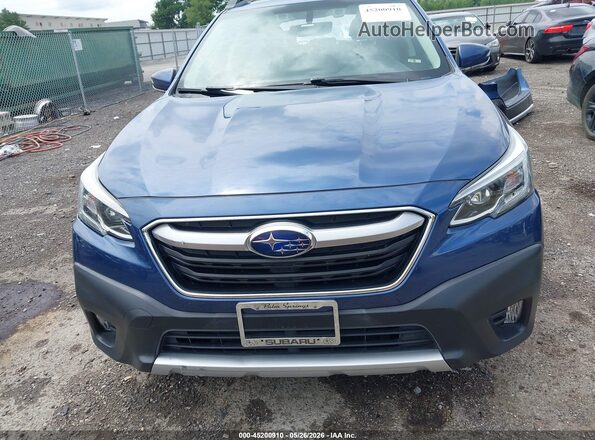 4S4BTANC3L3117286 2020 SUBARU OUTBACK Blue Սալոնի հետևի տեսք