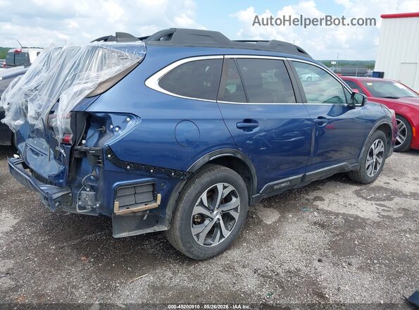 4S4BTANC3L3117286 2020 SUBARU OUTBACK Blue Հետևի աջ