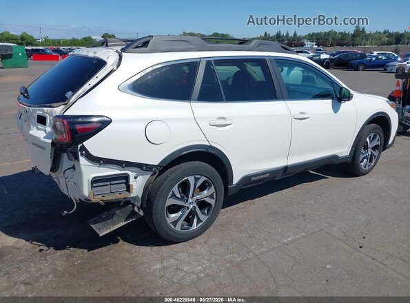 4S4BTANC3L3239016 2020 SUBARU OUTBACK White Հետևի աջ