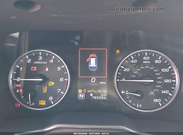 4S4BTANC3L3239016 2020 SUBARU OUTBACK White Հետևի նստատեղերի տեսք