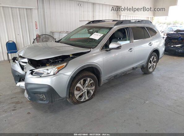 4S4BTANC4L3187511 2020 SUBARU OUTBACK Серебряный Передняя левая четверть