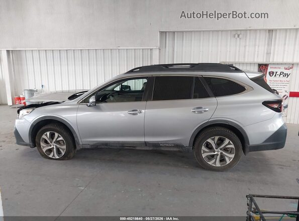 4S4BTANC4L3187511 2020 SUBARU OUTBACK Серебряный Панорамный вид салона 360°
