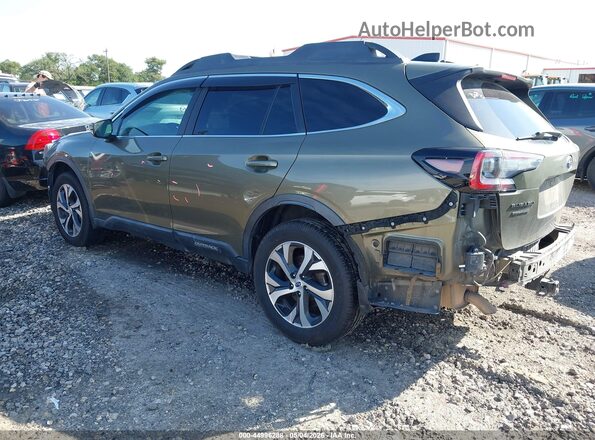 4S4BTANC5L3103549 2020 SUBARU OUTBACK Зеленый Задняя левая четверть