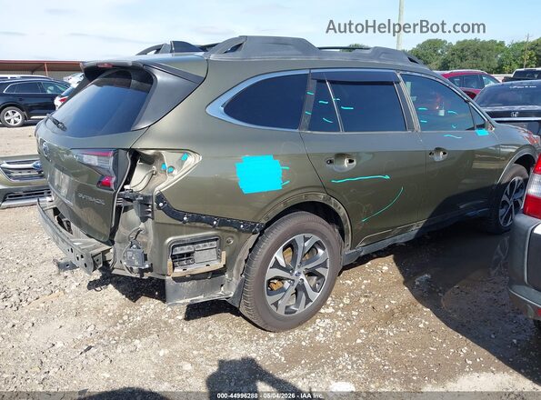 4S4BTANC5L3103549 2020 SUBARU OUTBACK Зеленый Задняя правая четверть