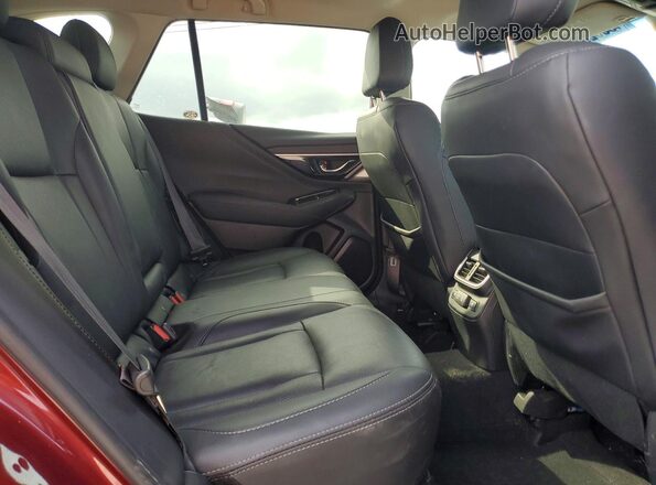 4S4BTANC5L3243018 2020 SUBARU OUTBACK Burgundy Вид задньої частини салону