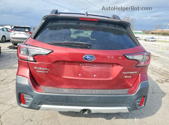 4S4BTANC5L3243018 2020 SUBARU OUTBACK Burgundy Вид ззаду